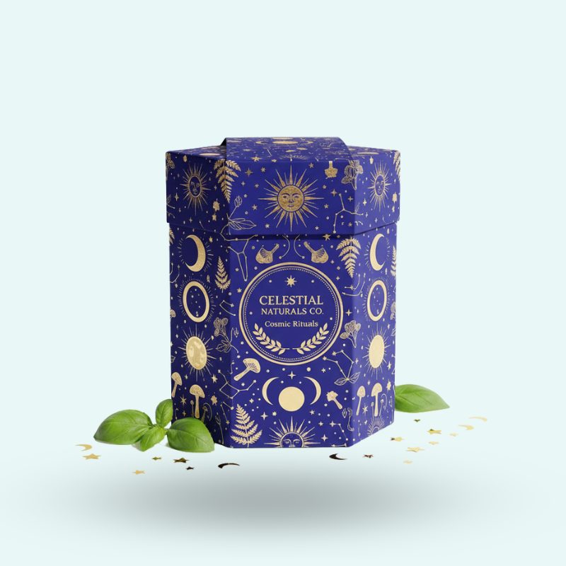 Custom Regular Six Corner Box with Logo