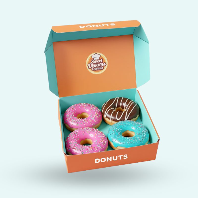 custom donut packaging boxes