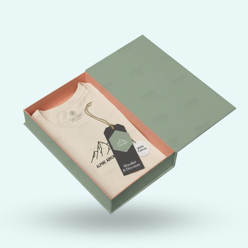 custom box logo t shirt