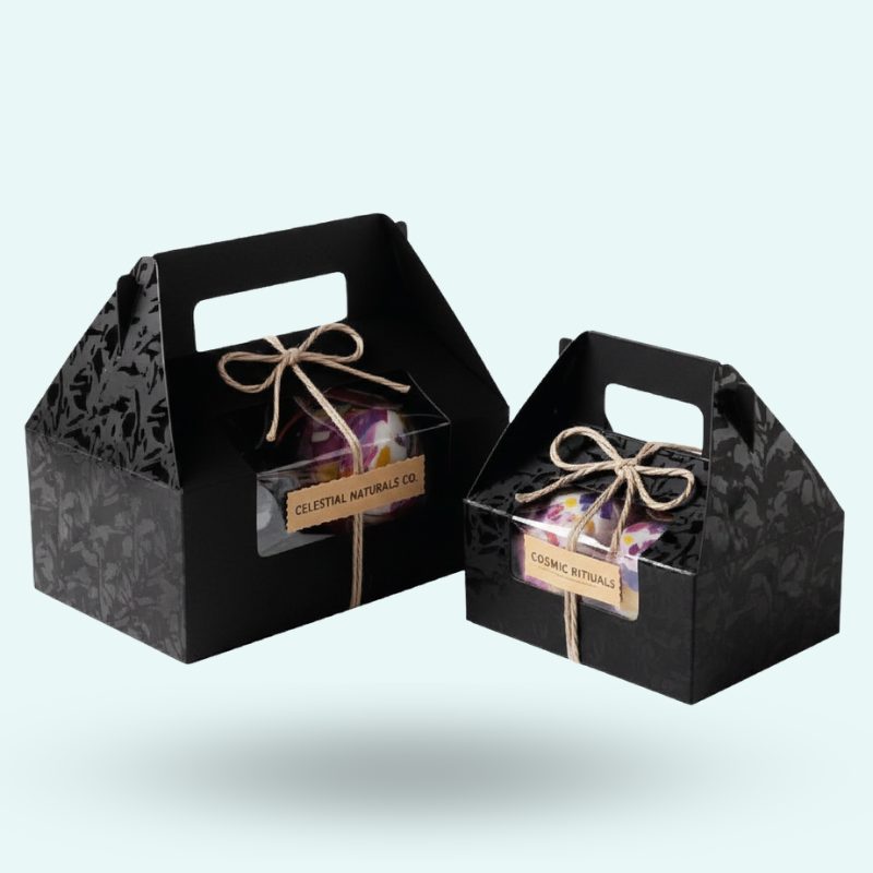 custom box with handle